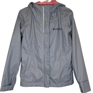 Columbia little Girl’s hooded windbreaker. Size XS. 6/6X